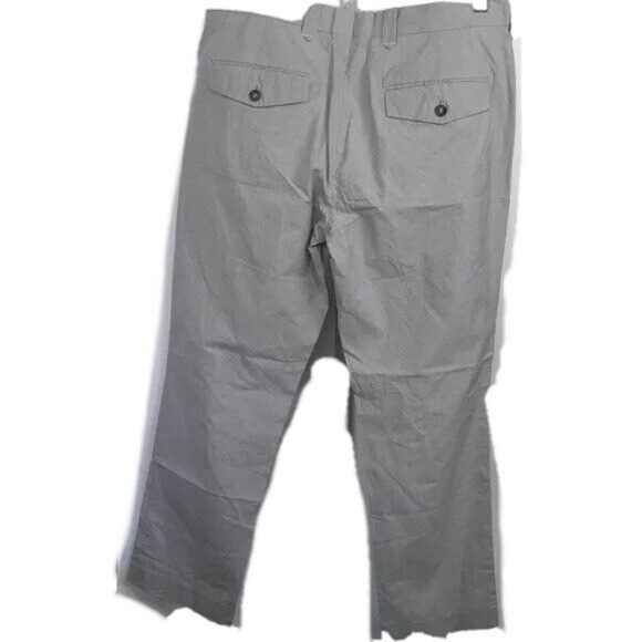 Zara Casual Mens Basic Gray Multi Color Checkered Button Fly Size 34 Chinos - Picture 2 of 4